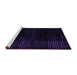 Sideview of Machine Washable Abstract Purple Modern Area Rugs, wshabs4525pur