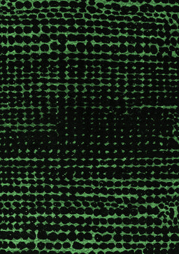 Abstract Emerald Green Modern Rug, abs4526emgrn