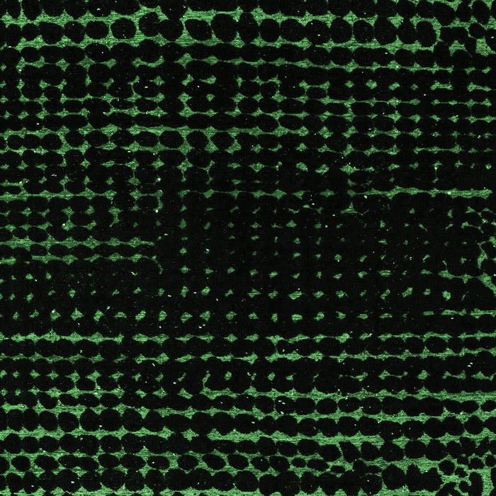 Machine Washable Abstract Emerald Green Modern Area Rugs, wshabs4526emgrn