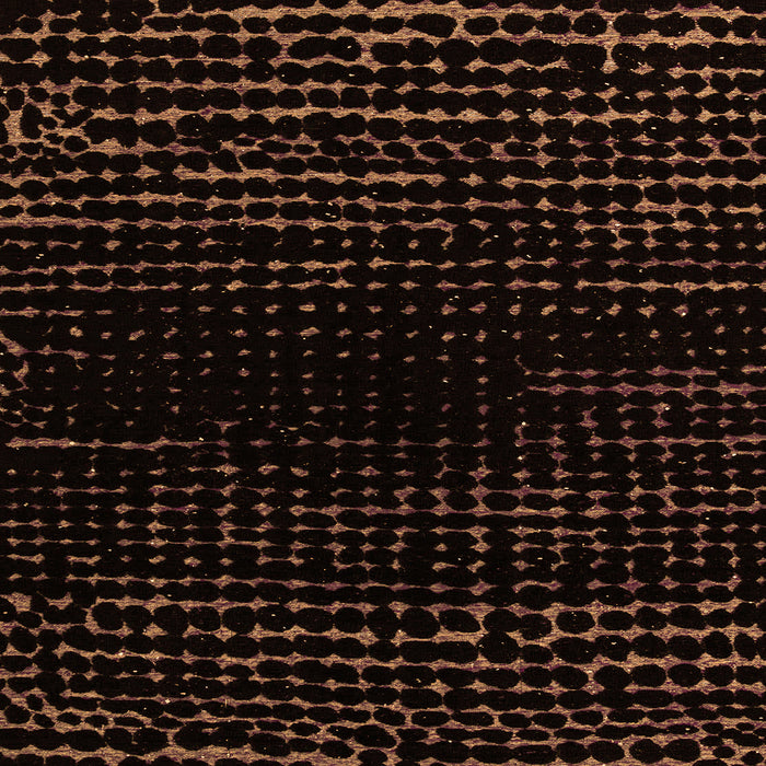 Square Machine Washable Abstract Orange Modern Area Rugs, wshabs4526org