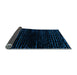 Sideview of Abstract Light Blue Modern Rug, abs4526lblu