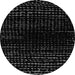 Round Machine Washable Abstract Gray Modern Rug, wshabs4526gry