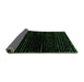 Sideview of Abstract Emerald Green Modern Rug, abs4526emgrn