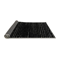 Sideview of Abstract Gray Modern Rug, abs4526gry