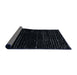 Sideview of Abstract Dark Slate Gray Green Modern Rug, abs4527