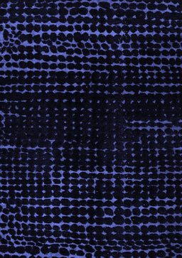 Abstract Blue Modern Rug, abs4527blu