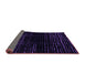 Sideview of Abstract Purple Modern Rug, abs4527pur