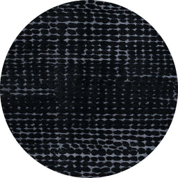 Round Abstract Dark Slate Gray Green Modern Rug, abs4527