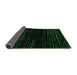 Sideview of Abstract Green Modern Rug, abs4527grn