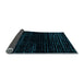 Sideview of Abstract Light Blue Modern Rug, abs4527lblu