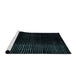 Sideview of Machine Washable Abstract Black Rug, wshabs4528