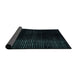 Sideview of Abstract Black Modern Rug, abs4528