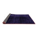 Sideview of Abstract Purple Modern Rug, abs4528pur