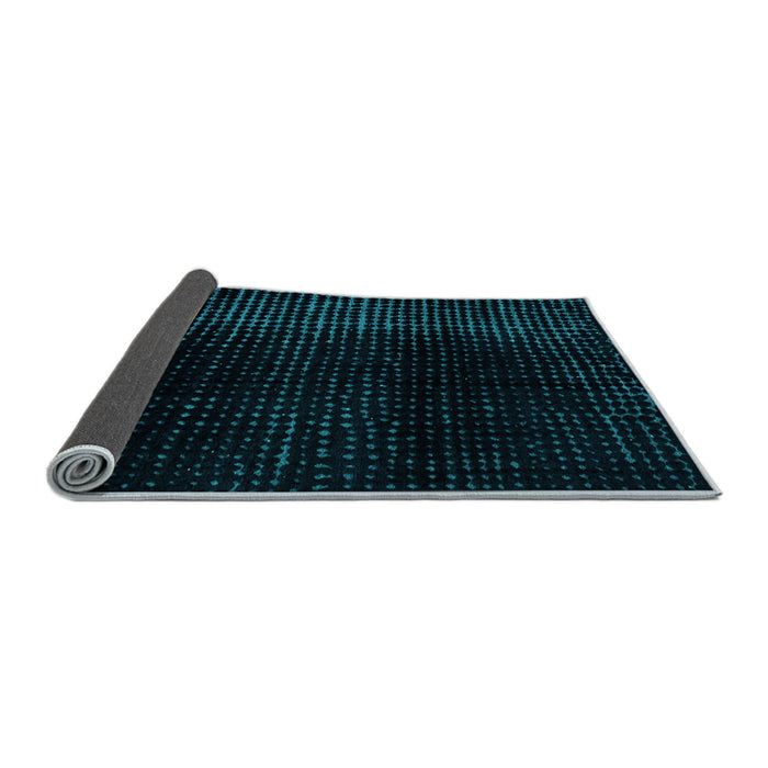 Sideview of Abstract Light Blue Modern Rug, abs4528lblu