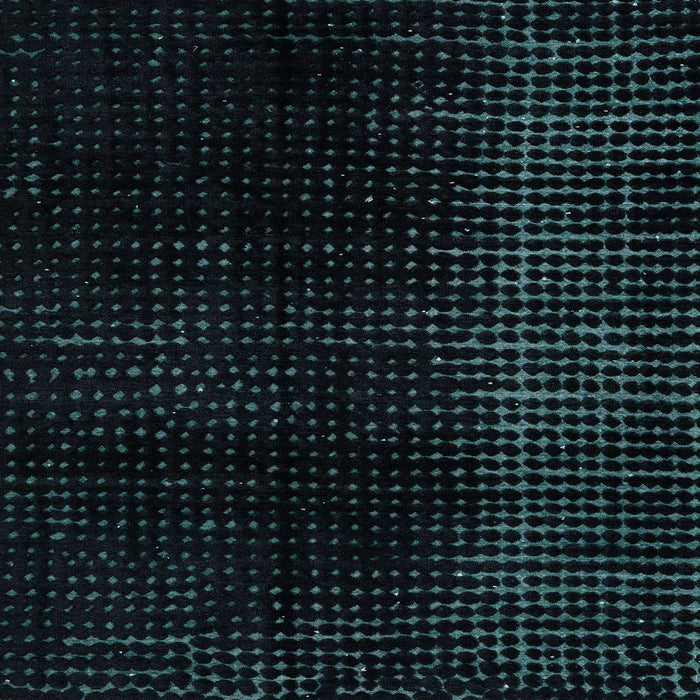 Square Abstract Black Modern Rug, abs4528