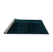 Sideview of Machine Washable Abstract Light Blue Modern Rug, wshabs4528lblu