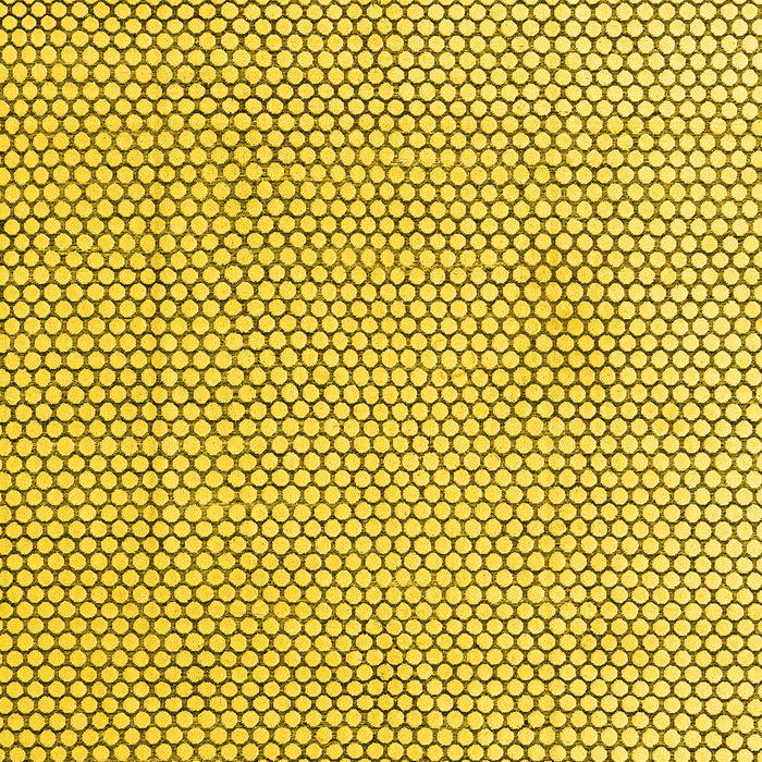 Machine Washable Solid Yellow Modern Rug, wshabs4529yw