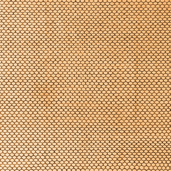 Square Solid Orange Modern Rug, abs4529org