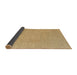 Sideview of Solid Brown Modern Rug, abs4529brn