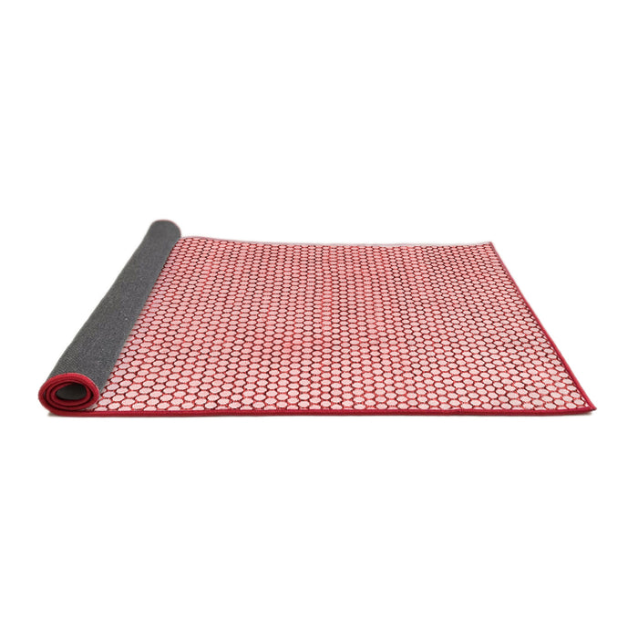 Solid Red Modern Area Rugs