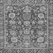 Square Machine Washable Oriental Gray Traditional Rug, wshabs452gry