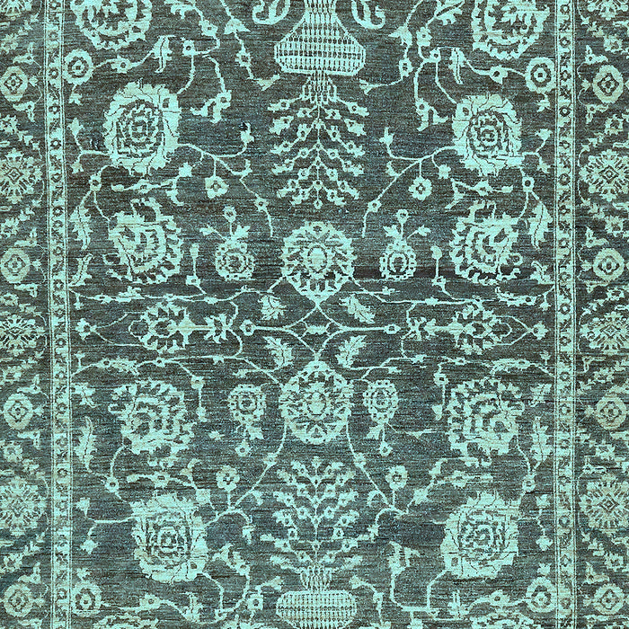Oriental Light Blue Traditional Rug, abs452lblu