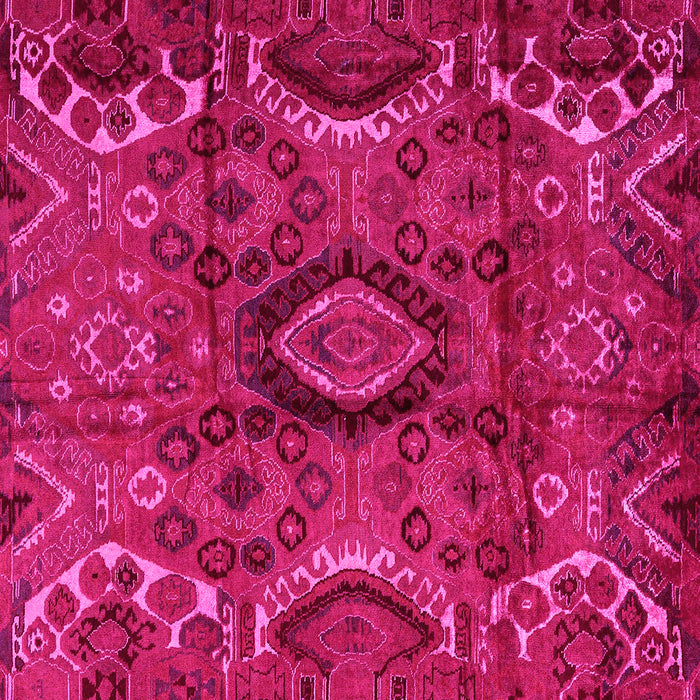 Square Southwestern Pink Country Rug, abs4530pnk