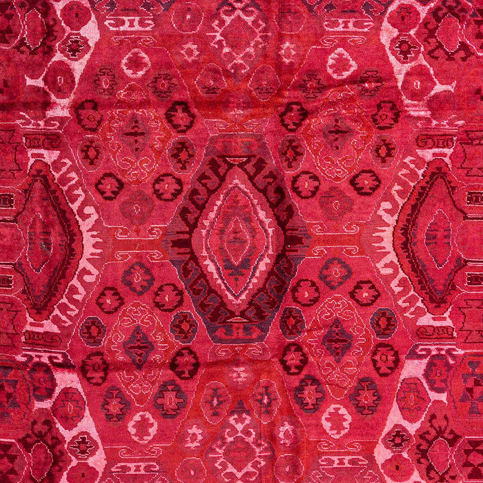 Abstract Red Southwestern Rug, abs4530