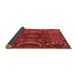 Sideview of Southwestern Brown Country Rug, abs4530brn