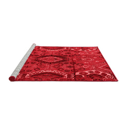 Country Red Washable Rugs
