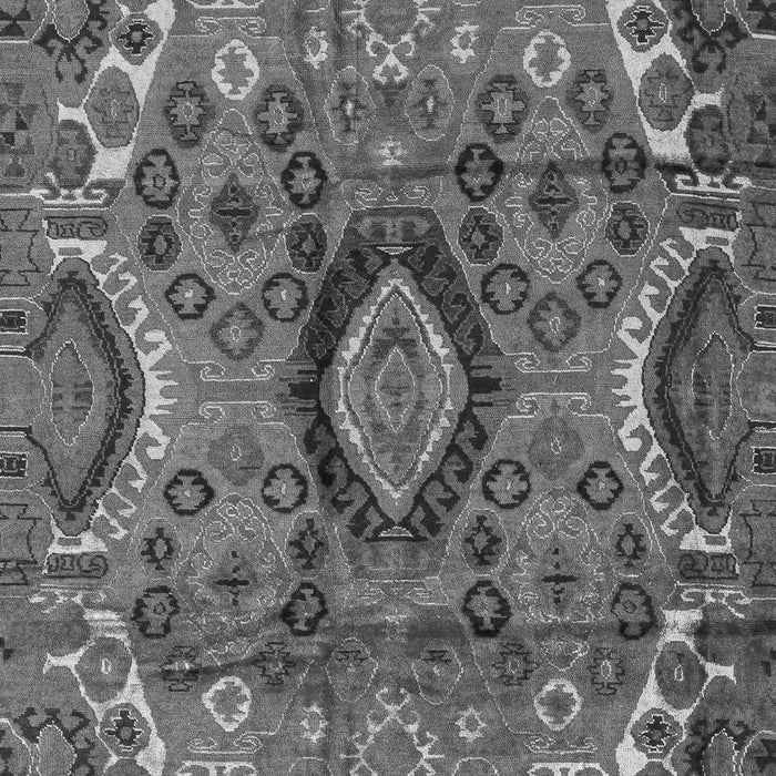 Machine Washable Southwestern Gray Country Rug, wshabs4530gry