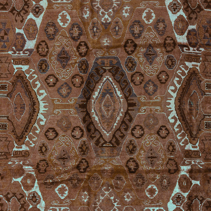Southwestern Turquoise Country Rug, abs4530turq