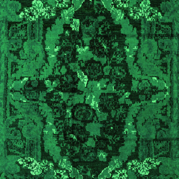 Persian Green Bohemian Rug, abs4531grn