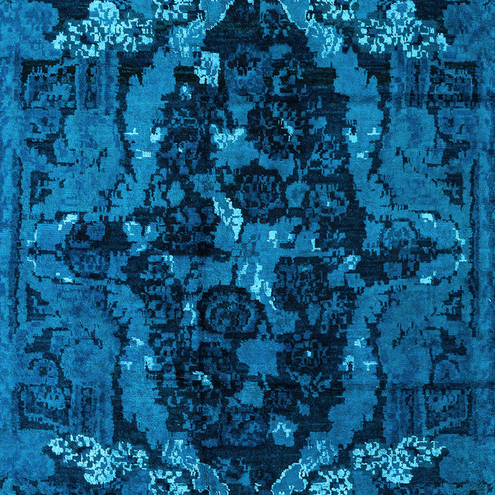 Machine Washable Persian Light Blue Bohemian Rug, wshabs4531lblu