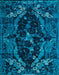 Abstract Blue Persian Rug, abs4531