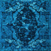 Square Persian Light Blue Bohemian Rug, abs4531lblu