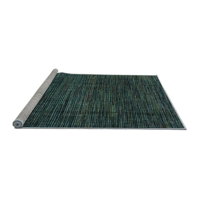 Sideview of Machine Washable Abstract Light Blue Modern Rug, wshabs4532lblu