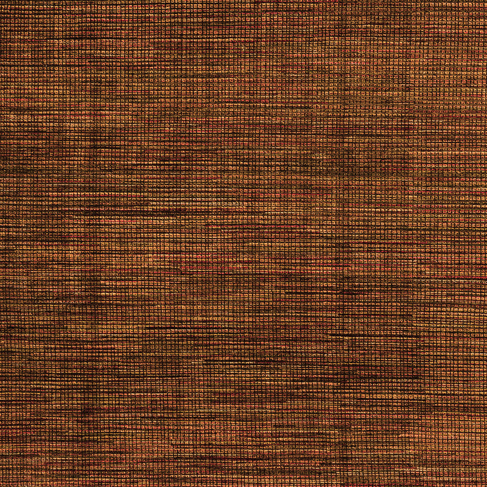 Square Machine Washable Abstract Orange Modern Area Rugs, wshabs4532org