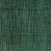 Square Abstract Turquoise Modern Rug, abs4532turq