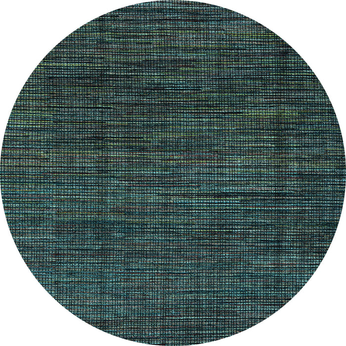 Round Machine Washable Abstract Light Blue Modern Rug, wshabs4532lblu