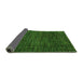 Sideview of Abstract Green Modern Rug, abs4532grn