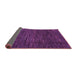 Sideview of Abstract Purple Modern Rug, abs4532pur