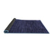 Sideview of Abstract Blue Modern Rug, abs4532blu