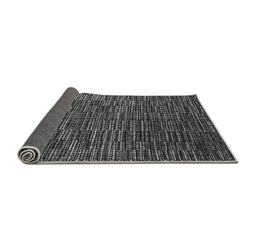Sideview of Abstract Gray Modern Rug, abs4533gry