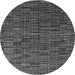 Round Machine Washable Abstract Gray Modern Rug, wshabs4533gry