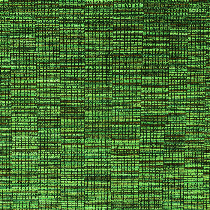 Square Machine Washable Abstract Green Modern Area Rugs, wshabs4533grn