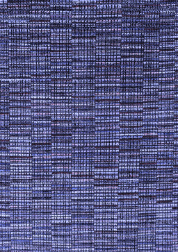 Abstract Blue Modern Rug, abs4533blu