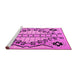 Sideview of Machine Washable Abstract Pink Modern Rug, wshabs4534pnk