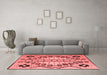 Modern Red Washable Rugs