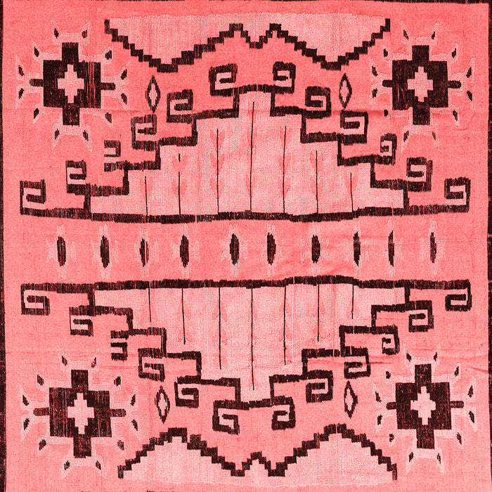 Abstract Red Modern Rug, abs4534red